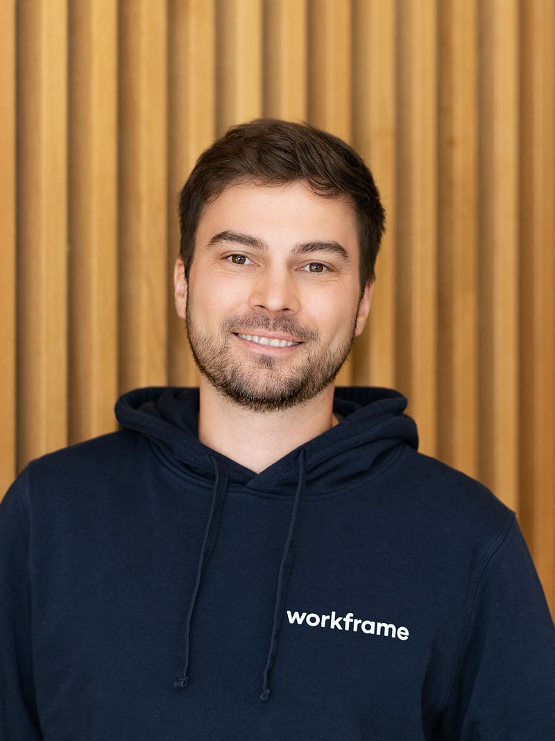 Porträt von Geo Bontognali, CTO & Mitgründer bei Workframe
